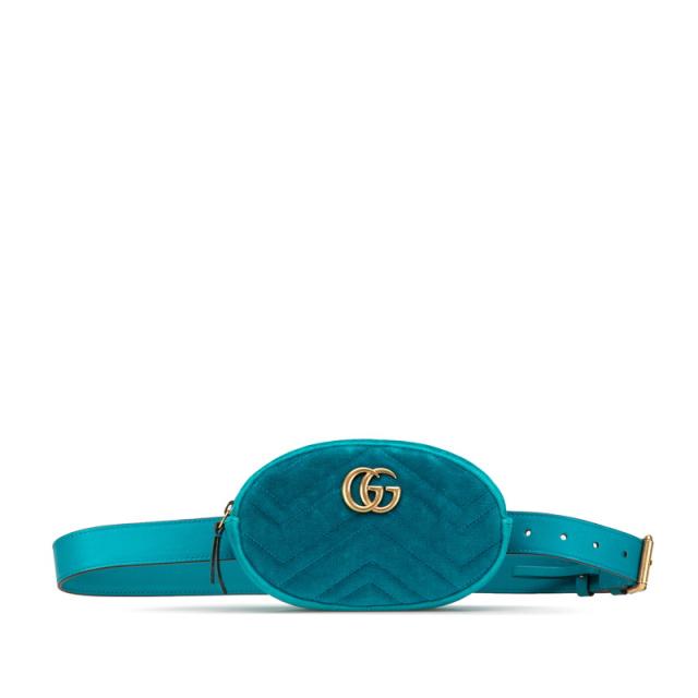GUCCIグッチ『GGマーモント キルティングレザー ベルトバッグ GUCCI GG