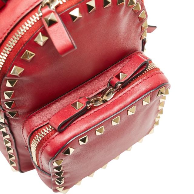 RED VALENTINO（レッドヴァレンチノ） 本革チェーンバック レッド