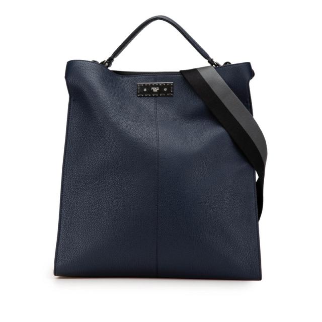 希少 FENDI フェンディ ピーカブー エックスライト トートバッグ ネイビー FENDI フェンディ ピーカブー エックスライトフィット トート