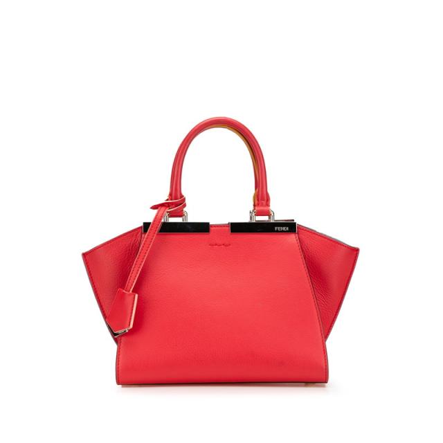 FENDI フェンディ ハンドバッグ　レッド　赤 FENDI フェンディ ハンドバッグ レッド - メルカリ