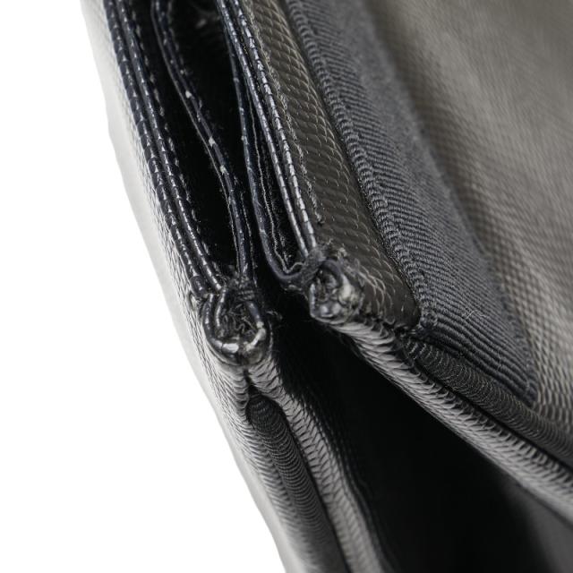 サルヴァトーレフェラガモ ヴァラリボン 型押し トートバッグ ワンショルダーバッグ AU-21/25 30 ブラック Salvatore Ferragamo 【中古】