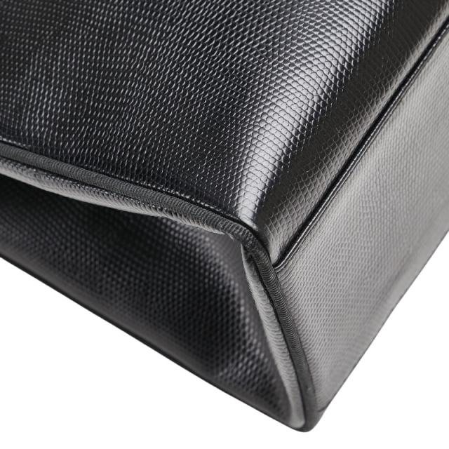 サルヴァトーレフェラガモ ヴァラリボン 型押し トートバッグ ワンショルダーバッグ AU-21/25 30 ブラック Salvatore Ferragamo 【中古】