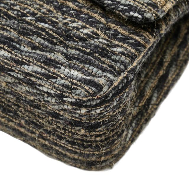 シャネル マトラッセ ココマーク ダブルフラップ チェーン ショルダーバッグ ハンドバッグ ブラック マルチカラー CHANEL 【中古】_4
