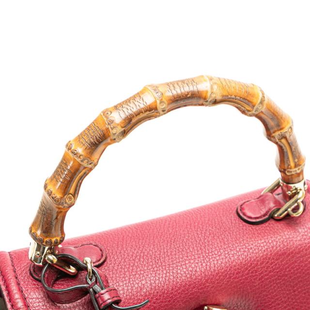 グッチ ニューバンブー ハンドバッグ ショルダーバッグ 2WAY 256805