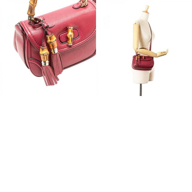 グッチ ニューバンブー ハンドバッグ ショルダーバッグ 2WAY 256805