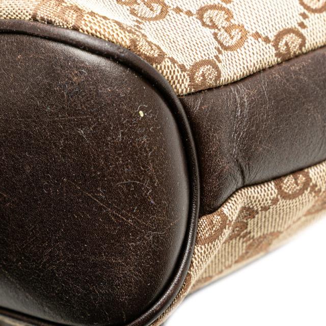 グッチ GGキャンバス 斜め掛け ショルダーバッグ 109097 ベージュ ブラウン キャンバス レザー レディース GUCCI 【中古】_4