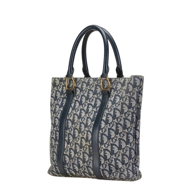 CHRISTIAN DIOR ショルダーバッグ ネイビー/ベージュ Dior ロゴ柄