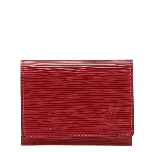 LOUIS VUITTON エピレザー パスポートケース レッド LOUIS VUITTON Sevigne Clutch Shoulder Bag RED Epi Leather