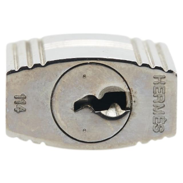 エルメス カデナ 南京錠 キー セット シルバー メタル