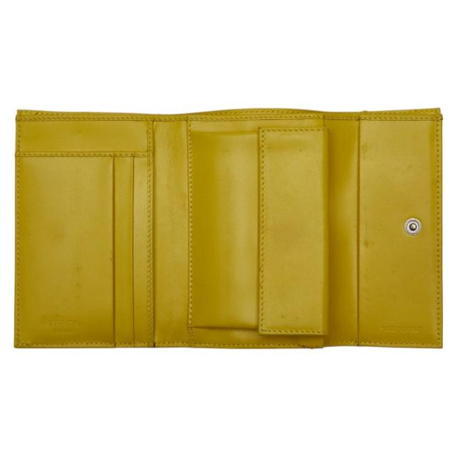 PRADA コンパクト折り財布 黄色 PRADA イエロー 二つ折り財布 イエロー