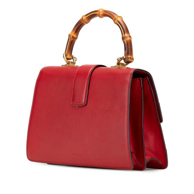グッチ バンブー デュオニュソス ハンドバッグ ショルダーバッグ 2WAY 448075 レッド レザー レディース GUCCI 【中古】_1