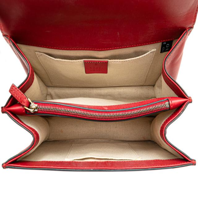グッチ バンブー デュオニュソス ハンドバッグ ショルダーバッグ 2WAY 448075 レッド レザー レディース GUCCI 【中古】_7
