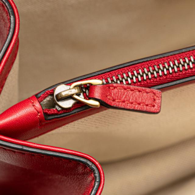 グッチ バンブー デュオニュソス ハンドバッグ ショルダーバッグ 2WAY 448075 レッド レザー レディース GUCCI 【中古】_8
