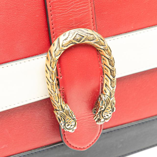 グッチ バンブー デュオニュソス ハンドバッグ ショルダーバッグ 2WAY 448075 レッド レザー レディース GUCCI 【中古】_5