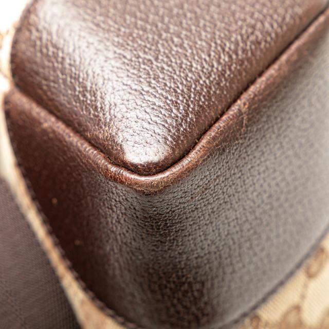 グッチ GGキャンバス 斜め掛け ショルダーバッグ 114273 ブラウン キャンバス レザー レディース GUCCI 【中古】 ショルダーバッグ