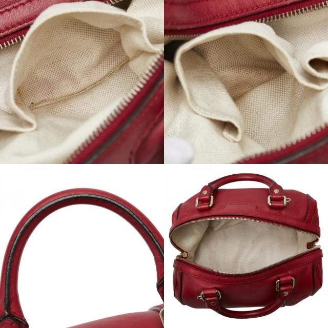 グッチ マイクロ グッチシマ ハンドバッグ ショルダーバッグ 2WAY 269876 レッド レザー レディース GUCCI 【中古】_8