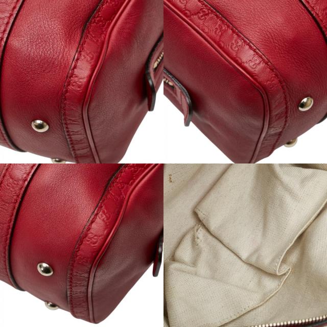 グッチ マイクロ グッチシマ ハンドバッグ ショルダーバッグ 2WAY 269876 レッド レザー レディース GUCCI 【中古】_7