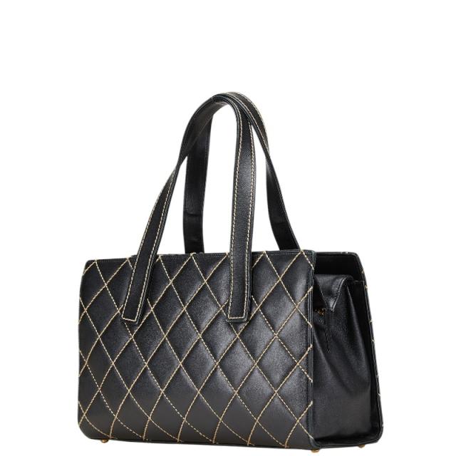 CHANEL シャネル ココマーク マトラッセ ワイルドステッチ トートバッグ