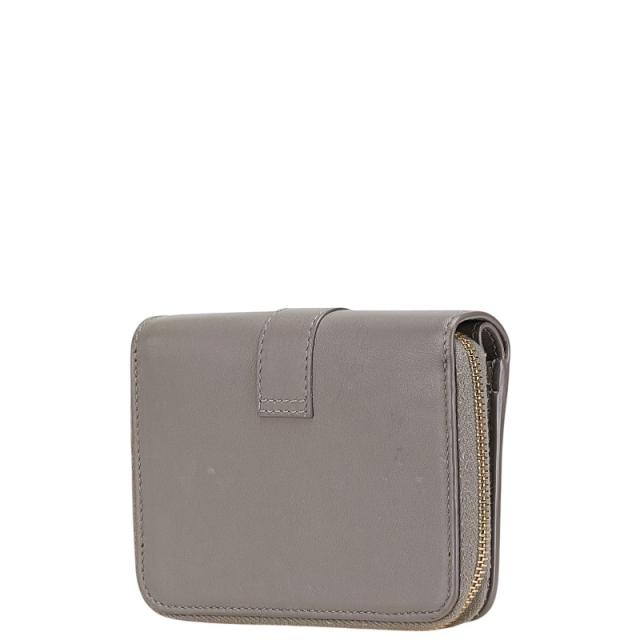 YSL グレー 二つ折り財布 SAINT LAURENT サンローラン YSL