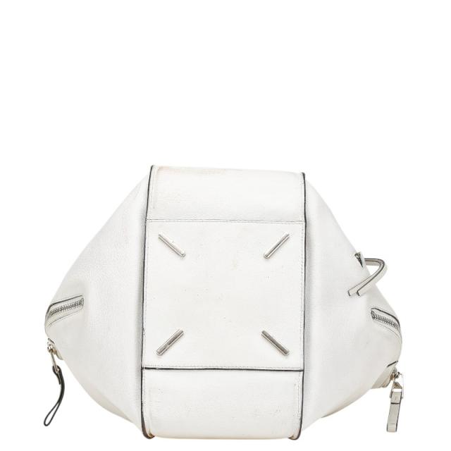 ロエベ アナグラム ハンモック スモール ハンドバッグ ショルダーバッグ 2WAY ホワイト レザー レディース LOEWE 【中古】_2
