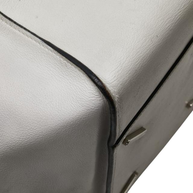 ロエベ アナグラム ハンモック スモール ハンドバッグ ショルダーバッグ 2WAY ホワイト レザー レディース LOEWE 【中古】_7