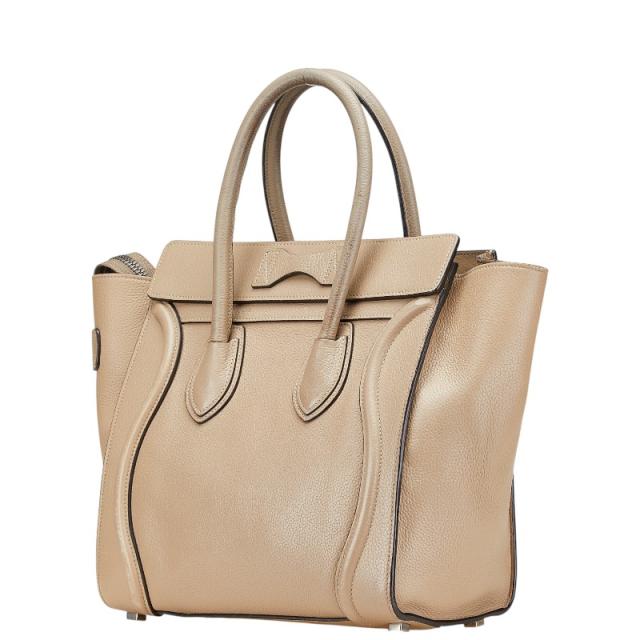 セリーヌ　Céline ベージュ ラゲージ マイクロ ショッパー　デューン 楽天市場】セリーヌ ラゲージ マイクロ ショッパー デューン