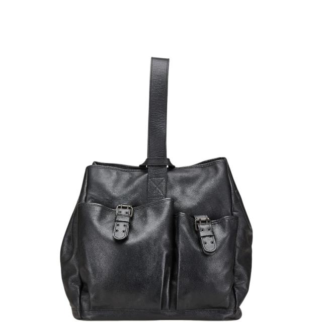 マックスマーラ ショルダーバッグ ボディバッグ ブラック レザー レディース MAX MARA 【中古】