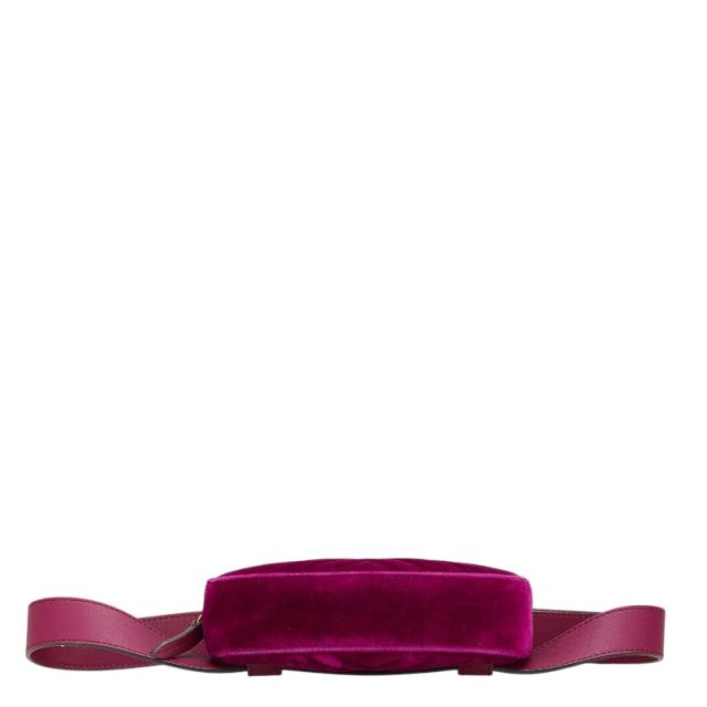 グッチ GGマーモント キルティング ボディバッグ ウエストバッグ 476434 パープル ベロア レディース GUCCI 【中古】 グッチ GGマーモント キルティング ボディバッグ ウエストバッグ