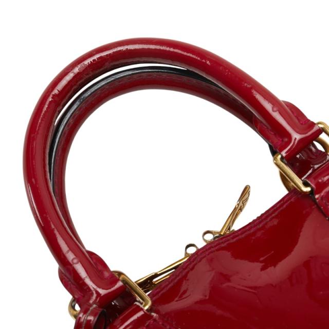 ルイ ヴィトン モノグラム ヴェルニ アルマBB ハンドバッグ ショルダー