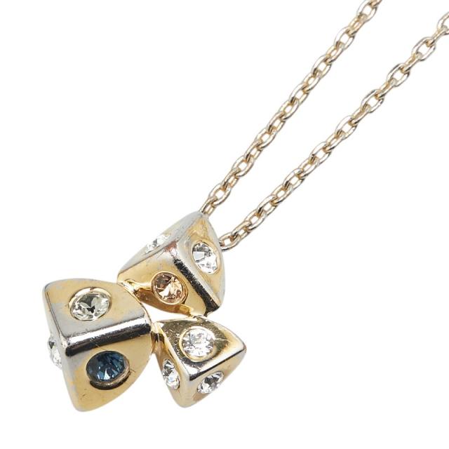 ルイ ヴィトン サプルネックレス LV トランキーズ アキュミュレーション ネックレス M68169 ゴールド メッキ LOUIS VUITTON 【中古】