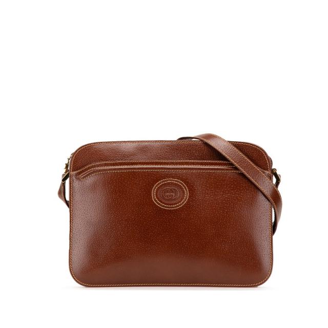 グッチ ヴィンテージ ロゴ ショルダーバッグ 001 256 0609 ブラウン 