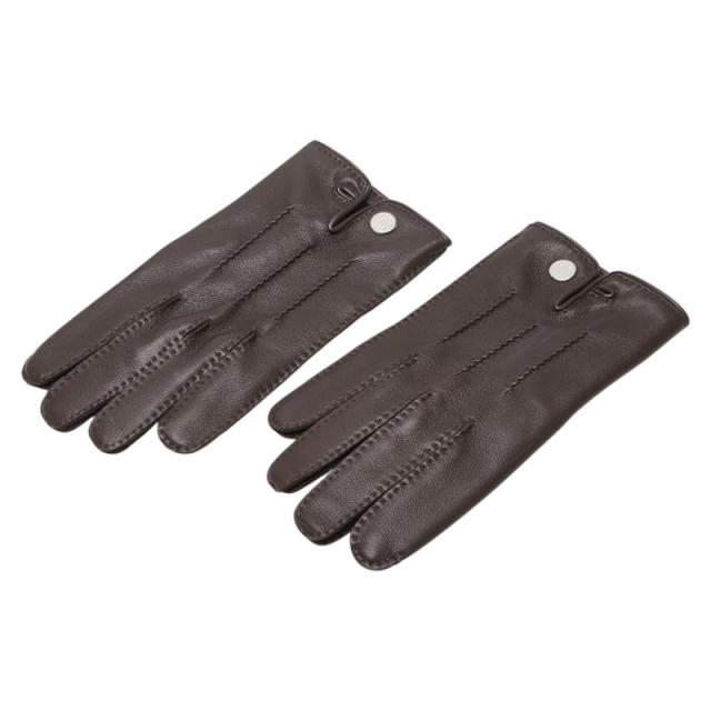 新品・未使用】HERMES ラムスキンブラウングローブ サイズ8