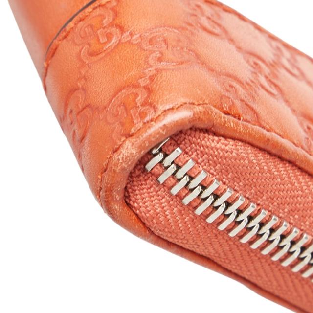 グッチ シマミストラル 長財布 ラウンドファスナー 307993 レッド  