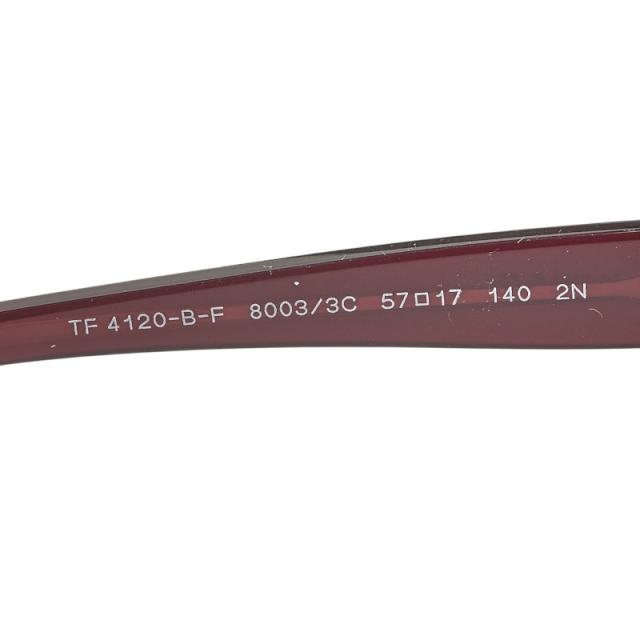 ティファニー 生産ライン石ころ 黒眼鏡 TF4120-B-F 赤銅色 可塑性物質 レディース TIFFANY&amp;Co. 【中古】