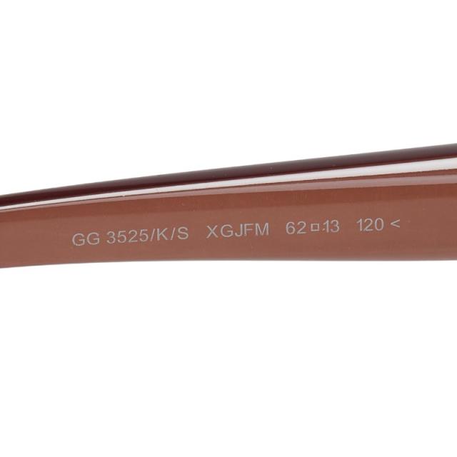 グッチ ラブリー ハート インターロッキングG サングラス GG3525/K/S ブラウン プラスチック レディース GUCCI 【中古】_5