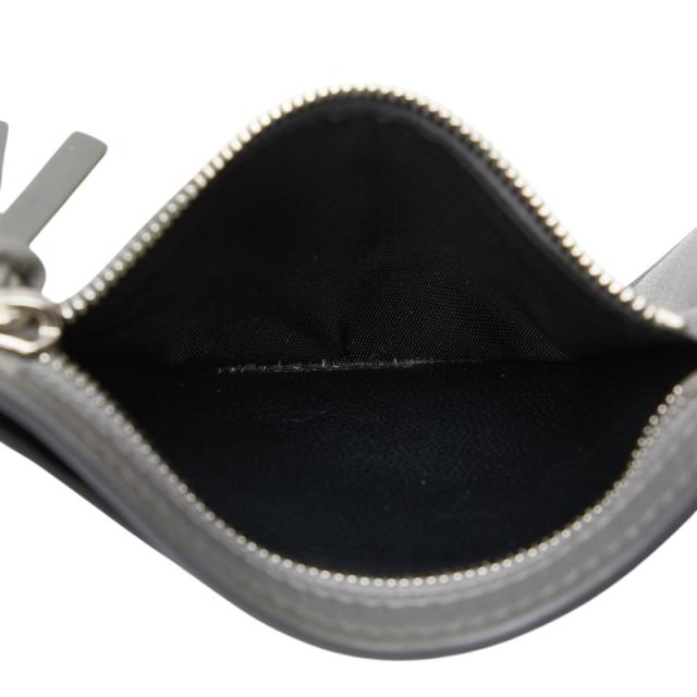 バレンシアガ カードケース ケース フラグメントケース 499203 グレー レザー メンズ BALENCIAGA 【中古】 バレンシアガ カードケース コインケース フラグメントケース 499203