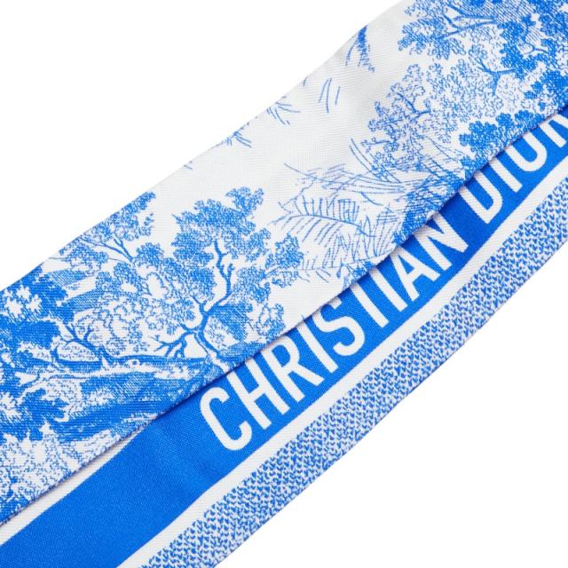 Christian Dior（クリスチャンディオール） ミッツァスカーフ　ブルー Christian Dior - Christian Dior クリスチャンディオール