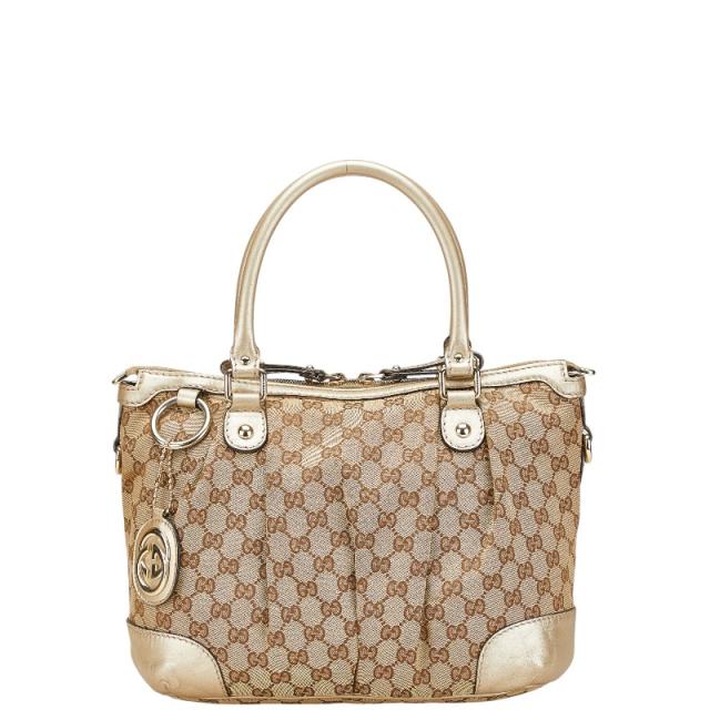 GUCCI GGキャンバス スーキー ハンドバッグ トートバッグ