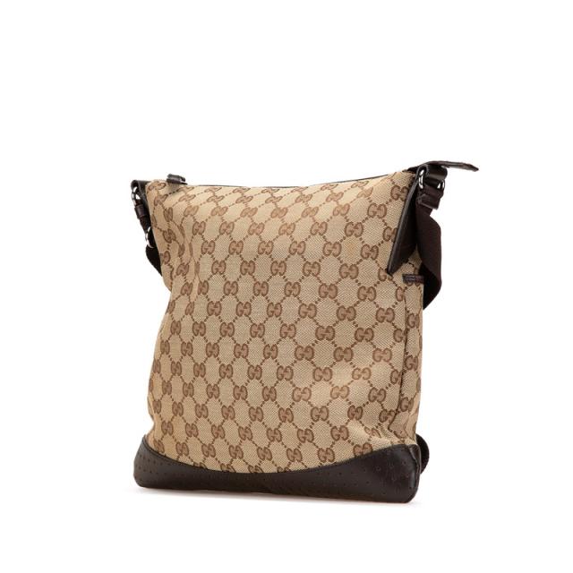 グッチ GGキャンバス 斜め掛け ショルダーバッグ 145857 ベージュ