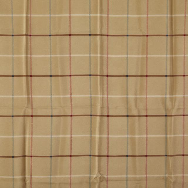 バーバリー チェック スカーフ ブラウン ベージュ マルチカラー シルク