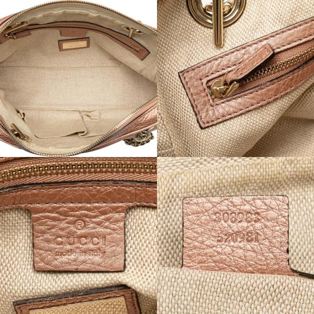 グッチ ソーホー インターロッキングG タッセル チェーン ショルダー