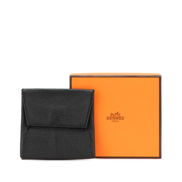 エルメス バスティア コインケース 小銭入れ ブラック ヴォーエプソン レディース HERMES 【中古】_8