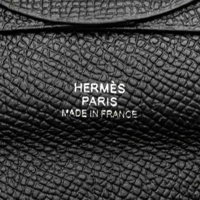エルメス バスティア コインケース 小銭入れ ブラック ヴォーエプソン レディース HERMES 【中古】_6