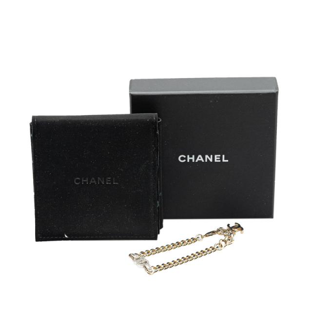シャネル ココマーク ラインストーン チェーン ブレスレット シルバー メタル レディース CHANEL 【中古】_6