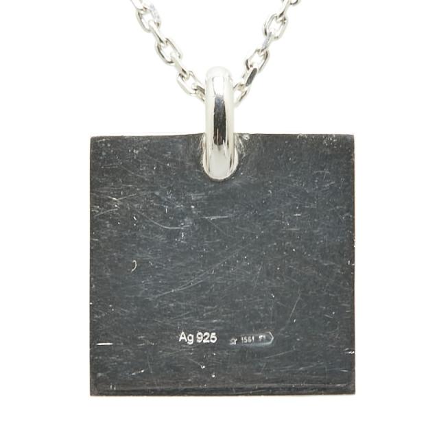 グッチ スクエア プレート ネックレス SV925 シルバー レディース GUCCI 【中古】_2