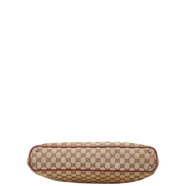 グッチ GGキャンバス ハンドバッグ トートバッグ 113016 ベージュ パープル キャンバス レザー レディース GUCCI 【中古】 グッチ GGキャンバス ハンドバッグ トートバッグ 113016 ベージュ