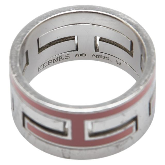 エルメス ムーブアッシュ リング 指輪 #50 SV925 シルバー レディース  