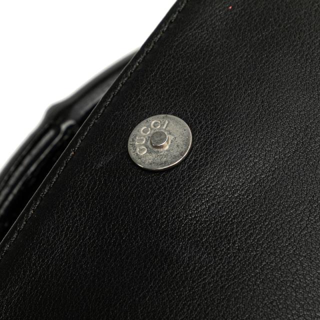 グッチ バンブー ショルダーバッグ 001 3239 ブラック レザー