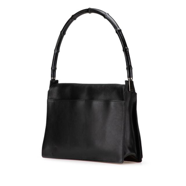 グッチ バンブー ショルダーバッグ 001 3239 ブラック レザー