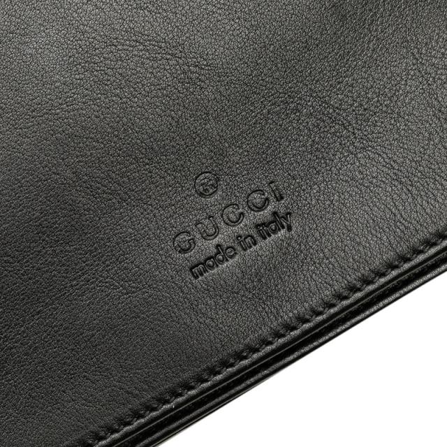 グッチ バンブー ショルダーバッグ 001 3239 ブラック レザー